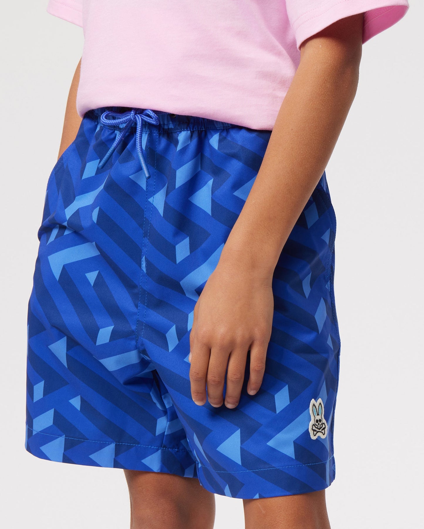 Psycho Bunny Kids Pisani Swim Shorts - Dazzling Blue