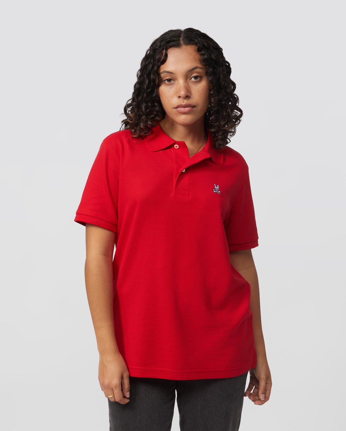 Psycho Bunny Mens Classic Polo - Brilliant Red