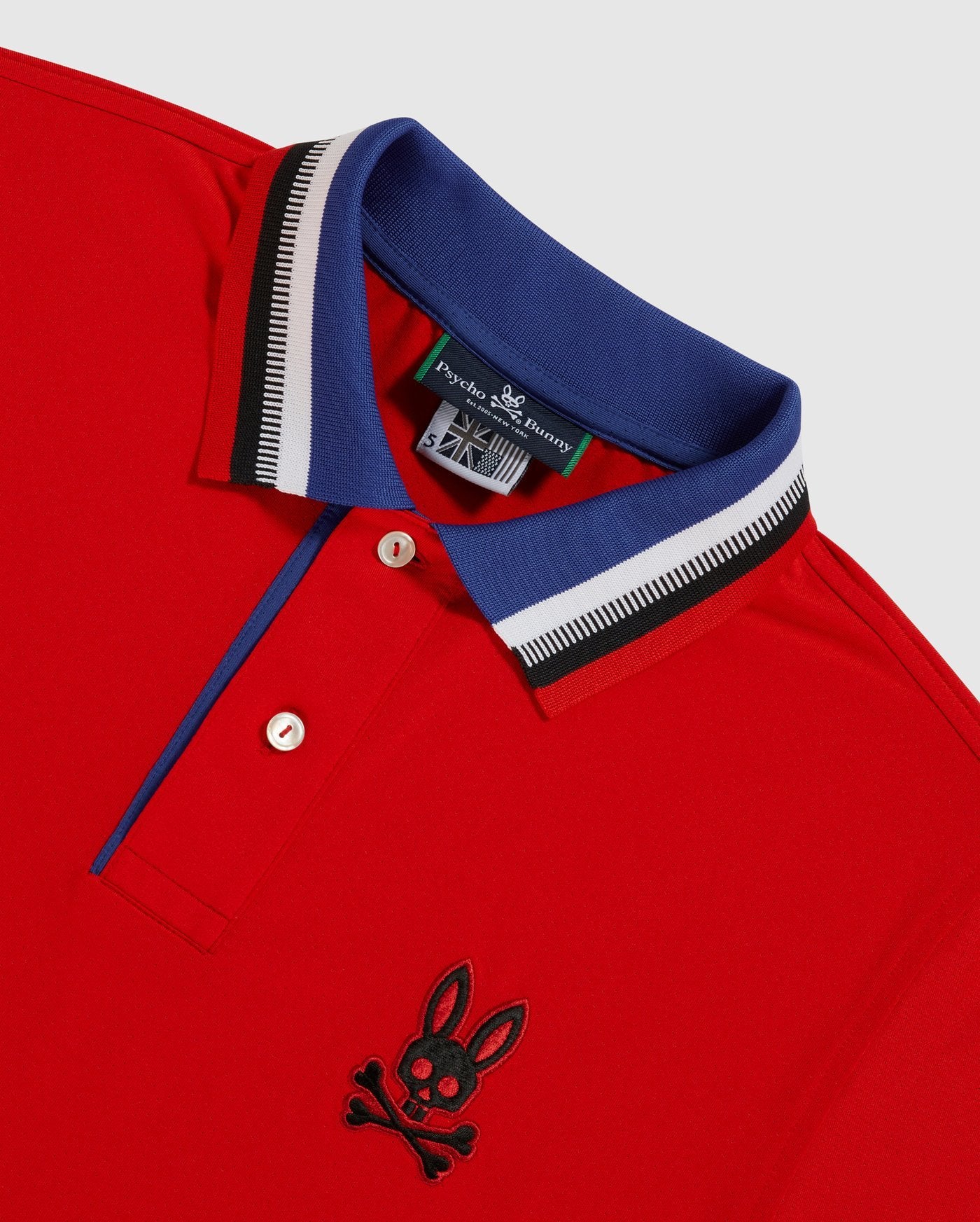 Psycho Bunny Mens Moulton Sport Polo - Salsa