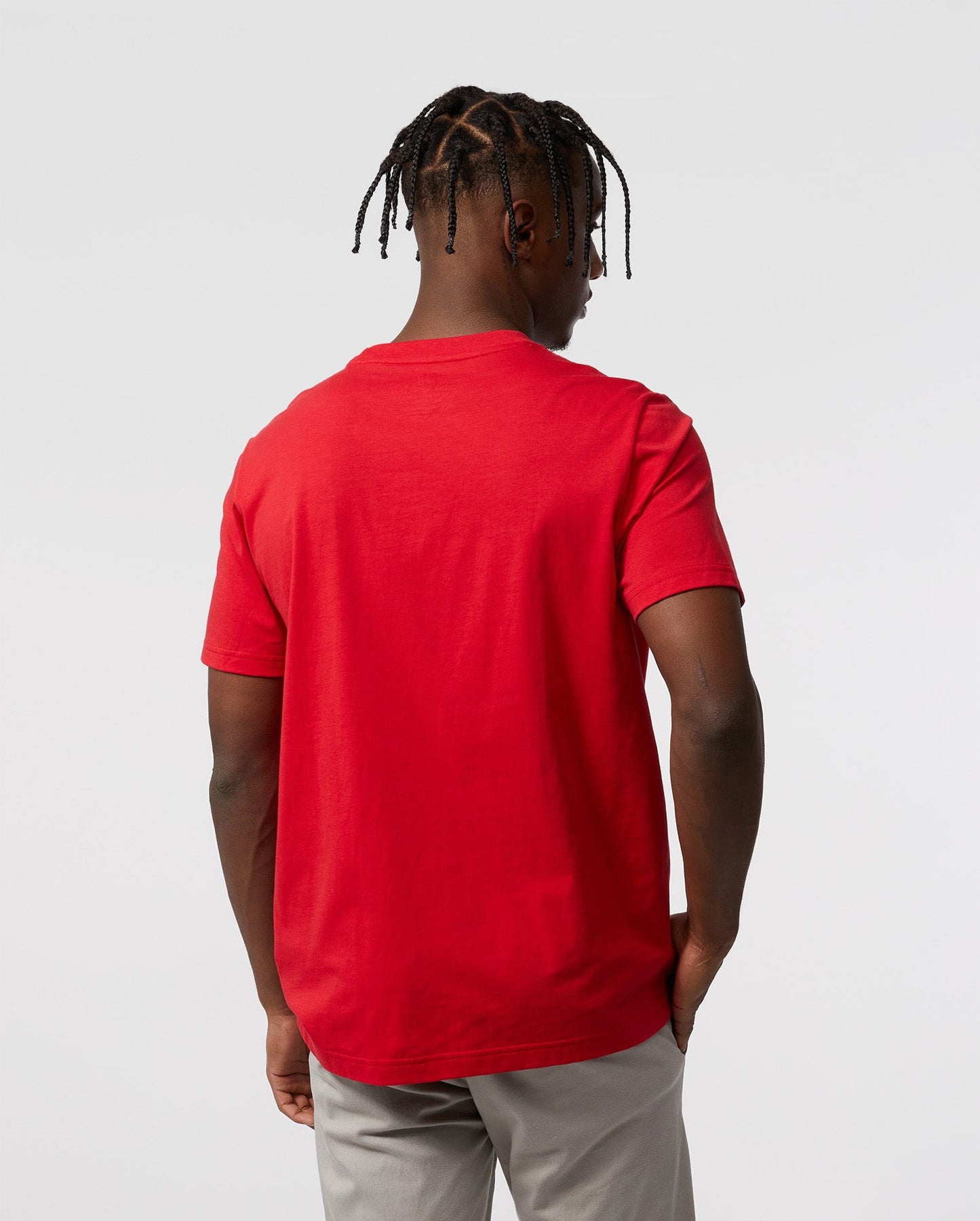 Psycho Bunny Mens Classic Crew Neck Tee - Brilliant Red