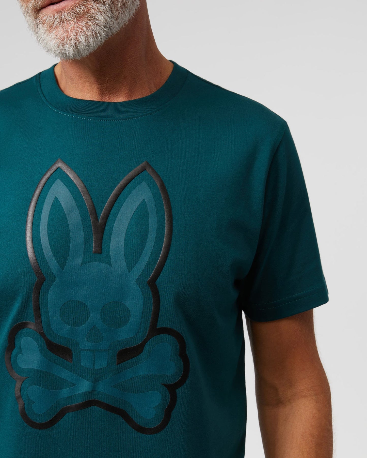 Psycho Bunny Mens Percy Graphic Tee - Spruce