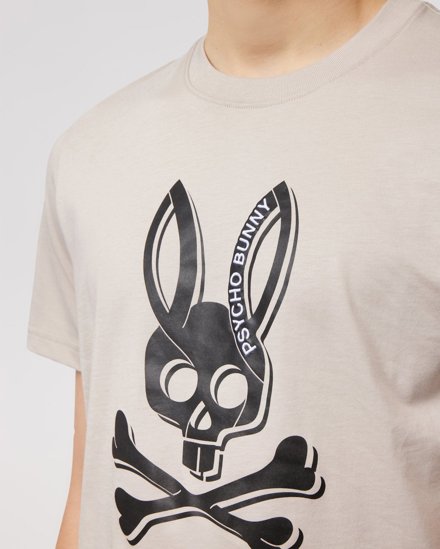 Psycho Bunny Mens Serge Graphic Tee - Sandstone