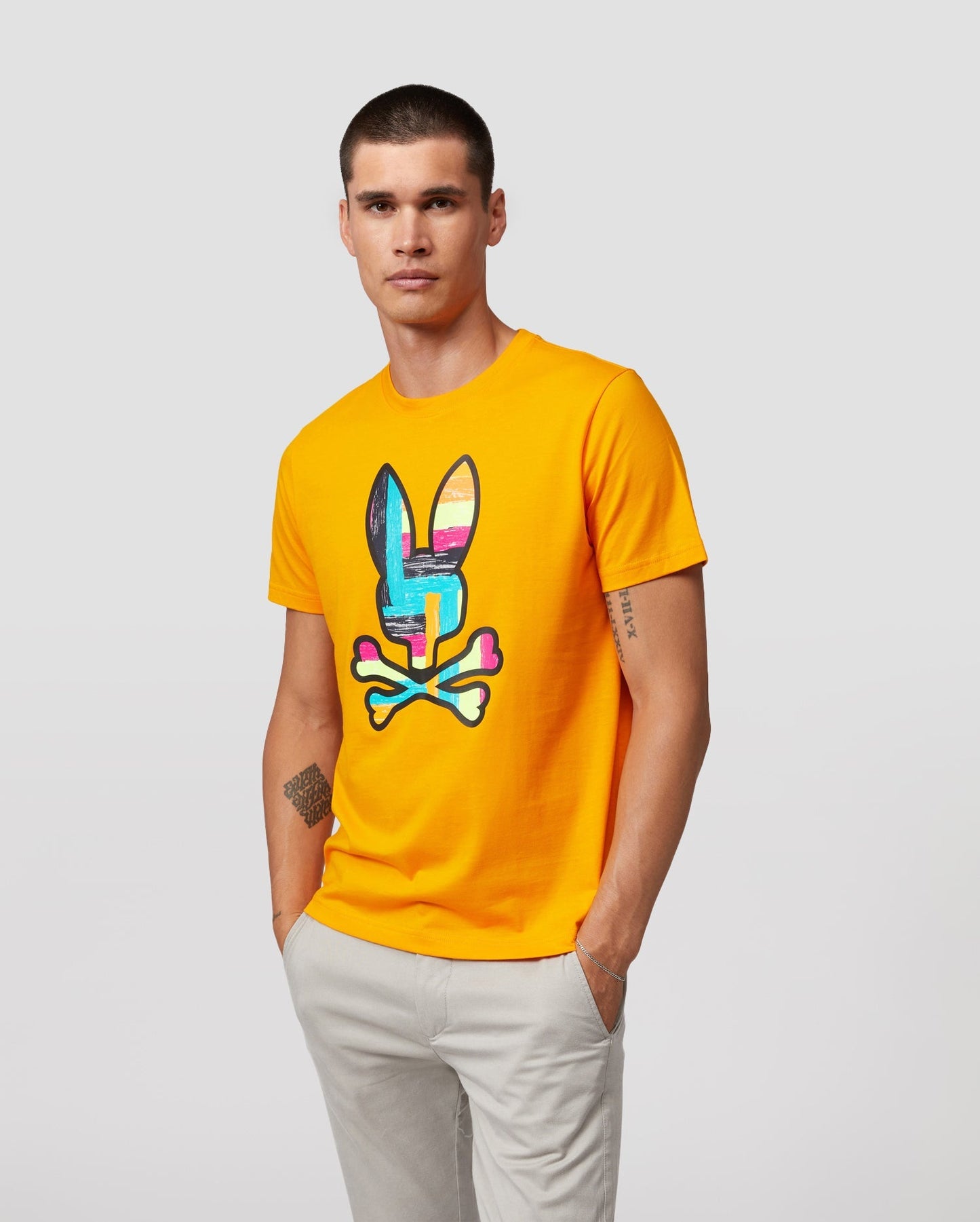 Psycho Bunny Mens Dyckman Tee - Yukon Gold