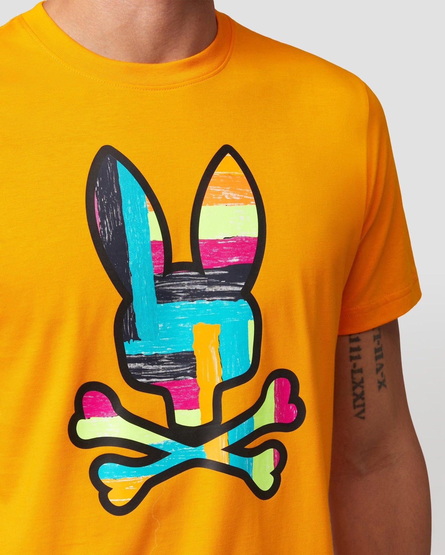 Psycho Bunny Mens Dyckman Tee - Yukon Gold