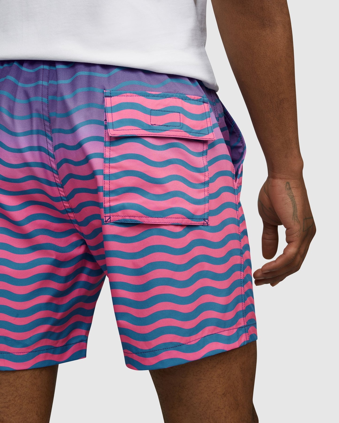 Psycho Bunny Mens Pridmouth Swim Trunks - Cotton Candy