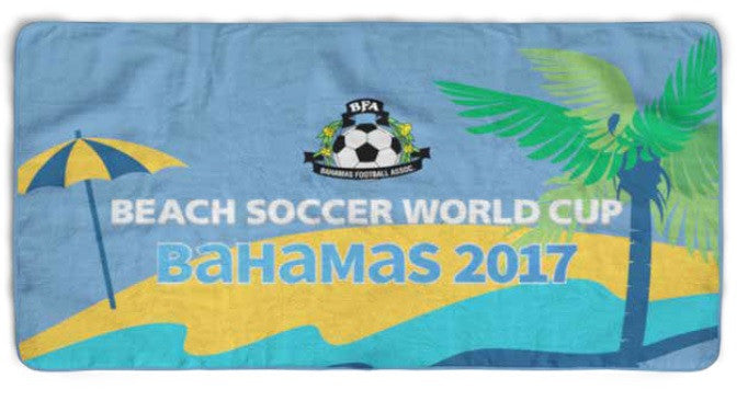 BFA Bahamas Beach Soccer 2017 Official Beach Towel