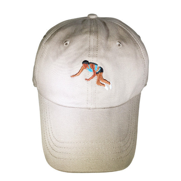 YNG Dive for Gold Dad Hat in Khaki