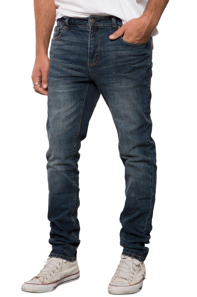 Elwood Medium Indigo Slim Tapered Denim