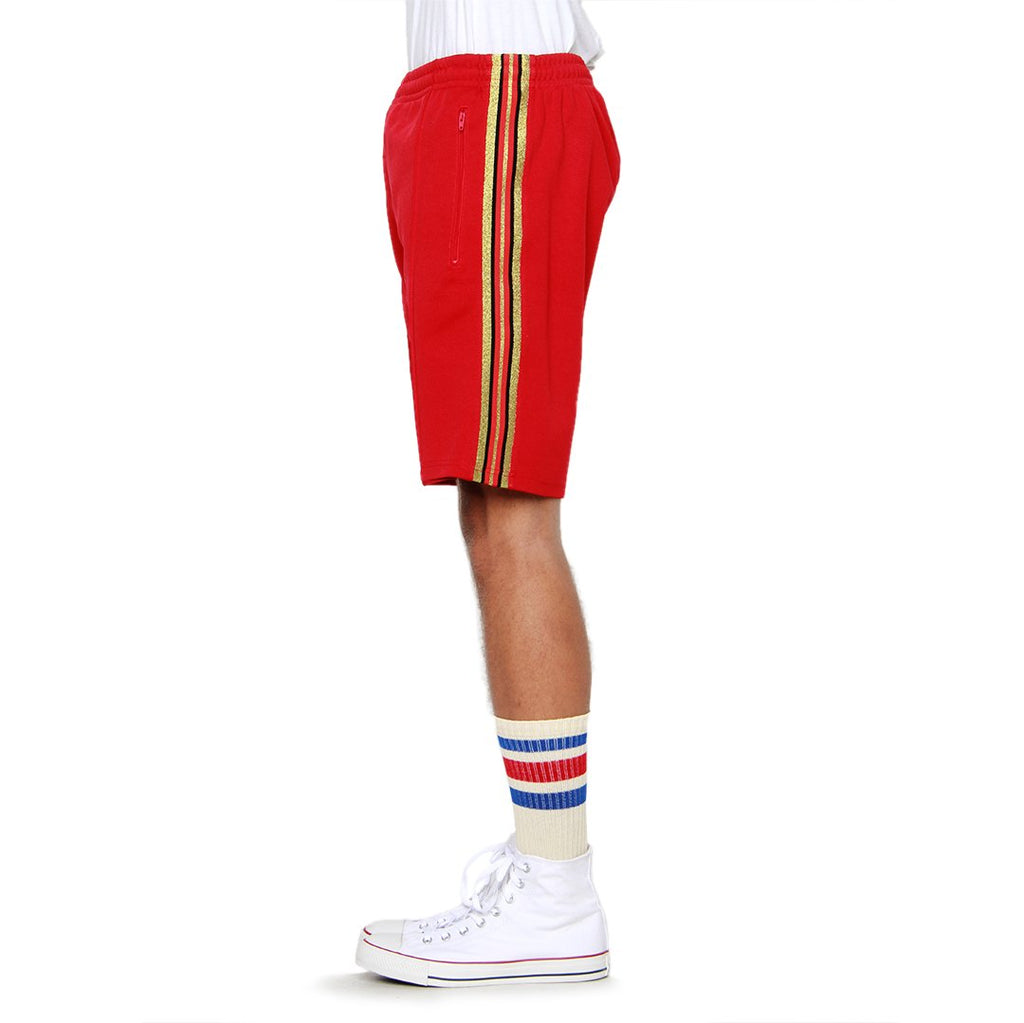 EPTM Olympic Track Shorts in Red
