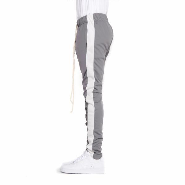 EPTM Techno Track Pants in Gray/White