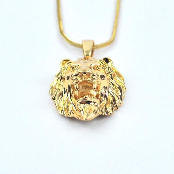 Gold Gods Lion Head Chain