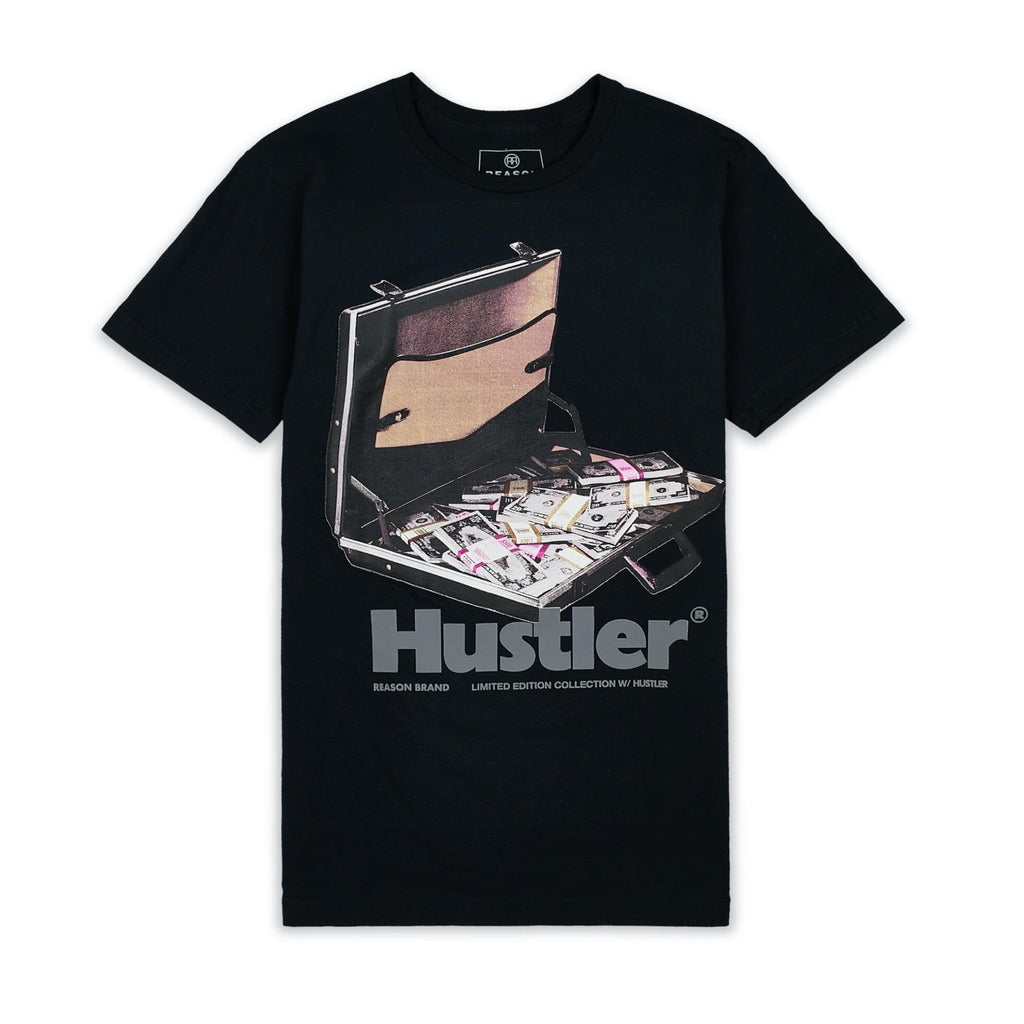 Reason Hustler Briefcase Tee - Black