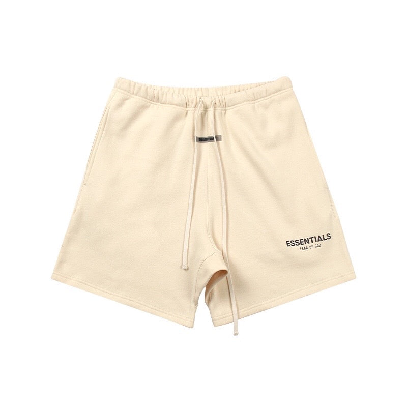 FOG Essentials Logo Sweat Shorts - Cream/Buttercream