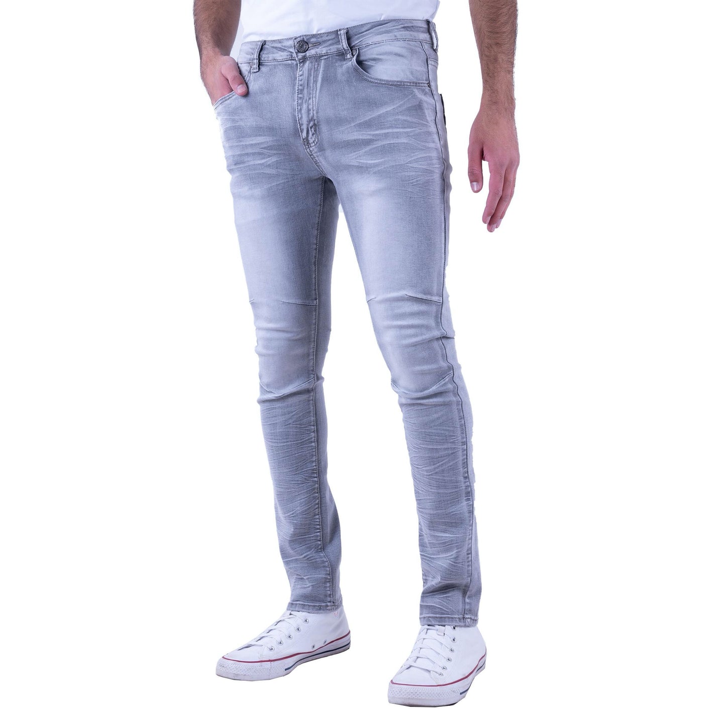 TR Premium Grey Skinny Denim (J-241)