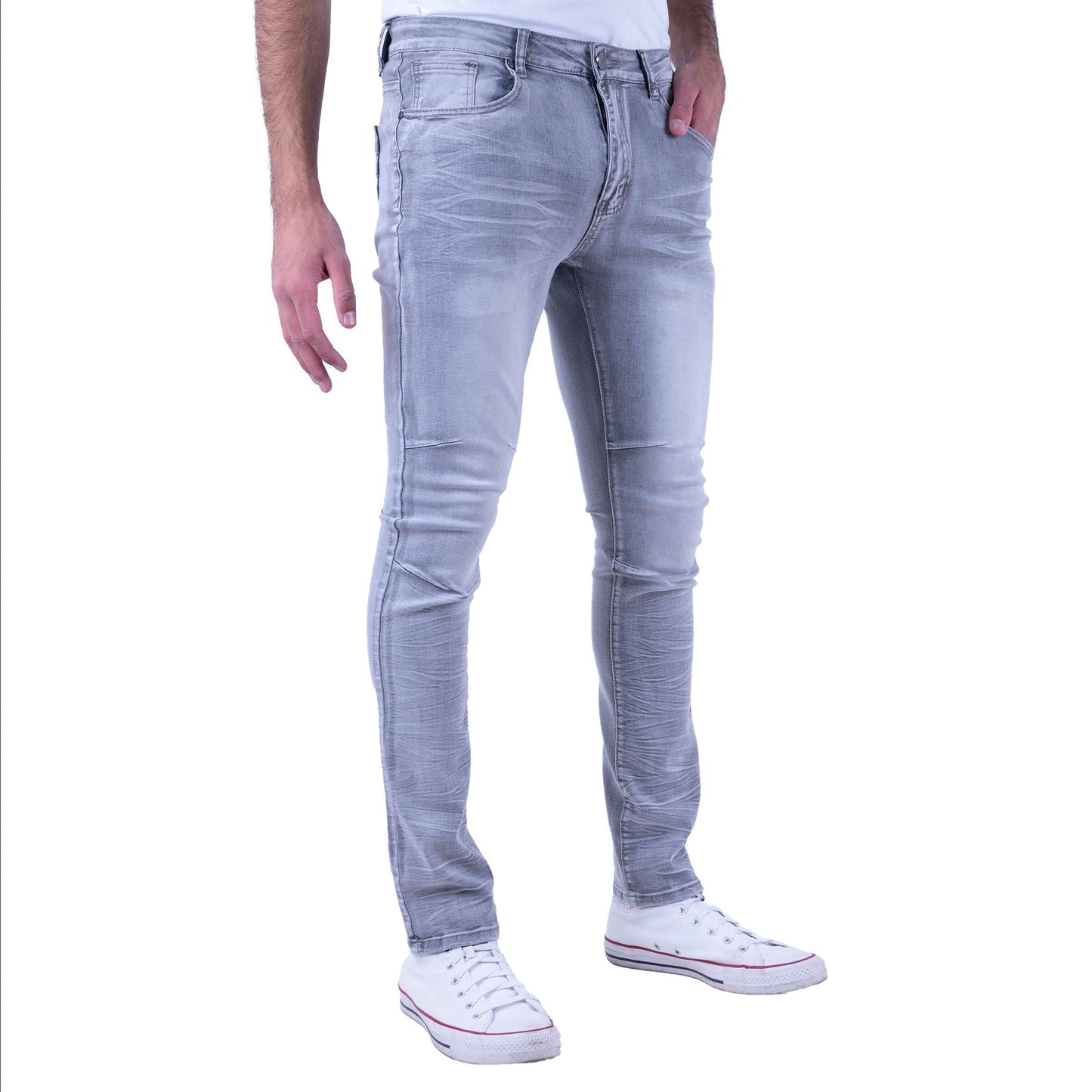 TR Premium Grey Skinny Denim (J-241)