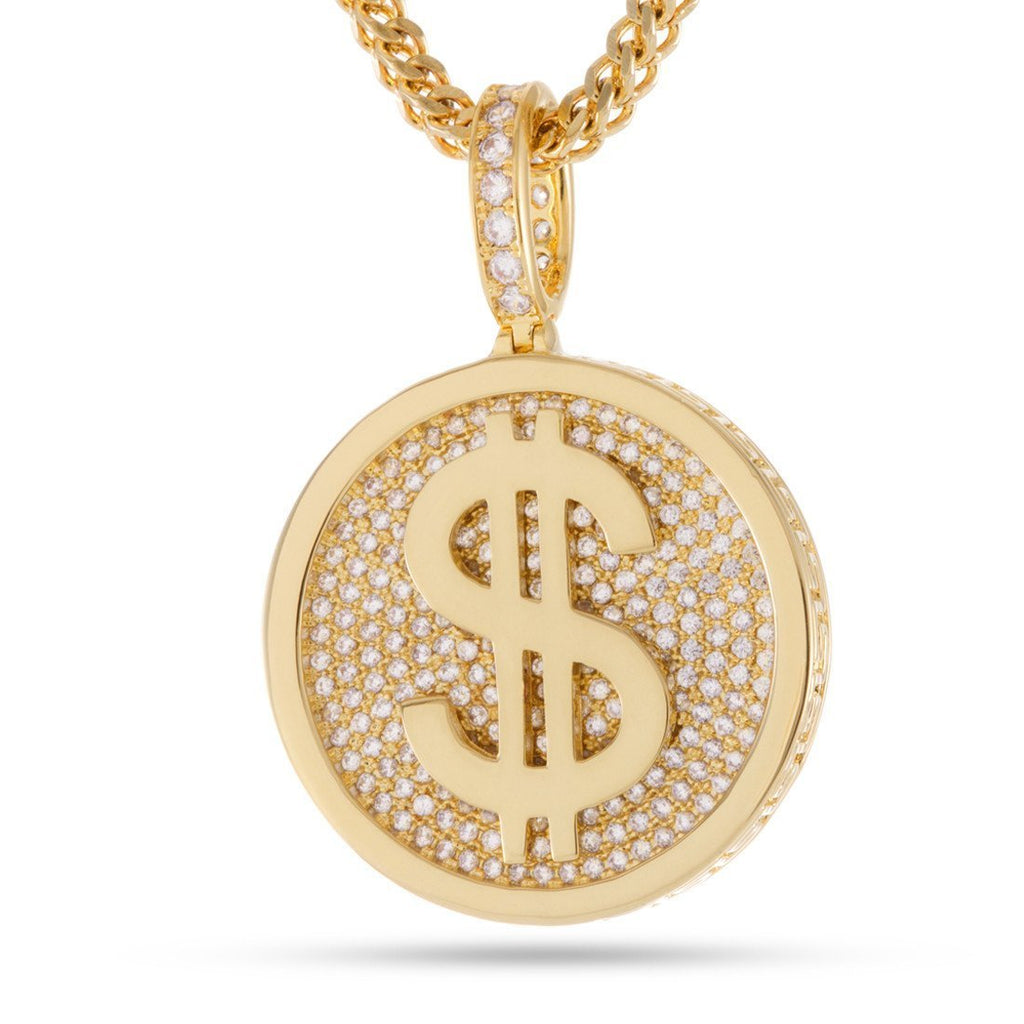 The 14kt Gold Fortune Coin Necklace Money
