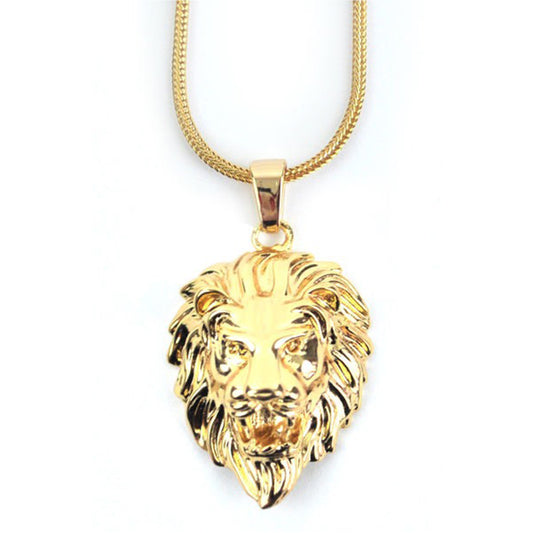 Gold Gods Lion Head Chain