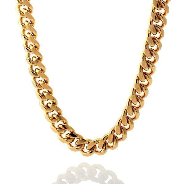 14kt Gold Miami Cuban Chain