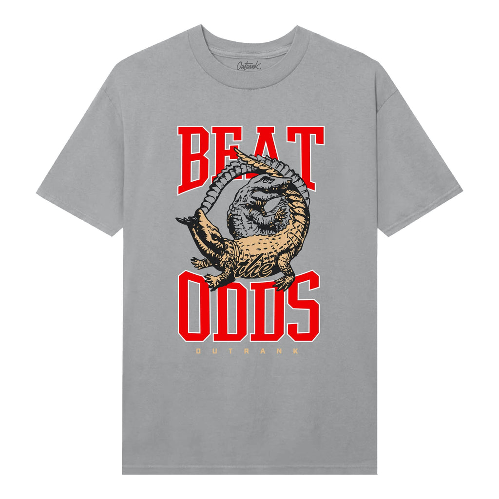 Outrank Beat The Odds Tee - Storm Gray