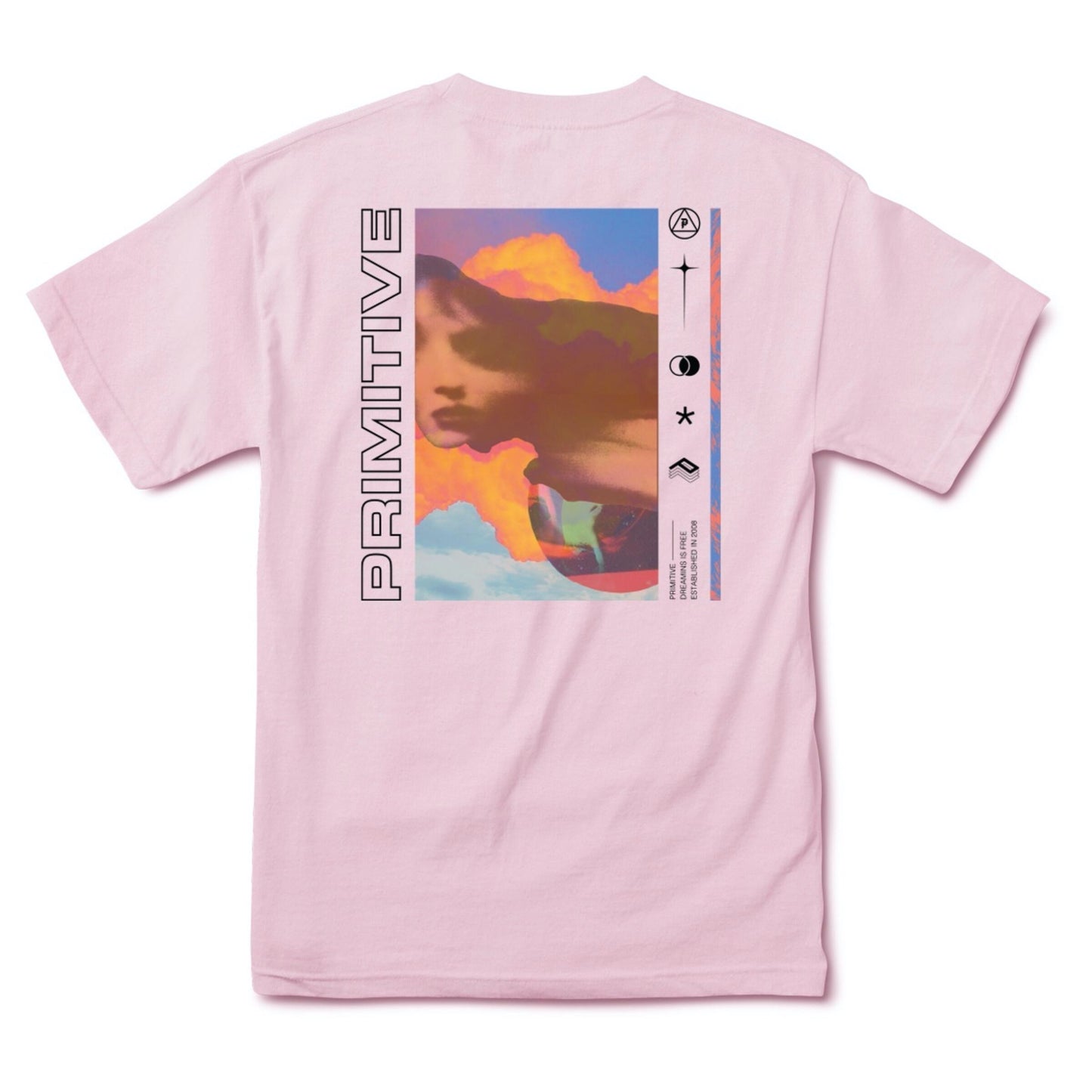 Primitive Dreaming Tee in Pink