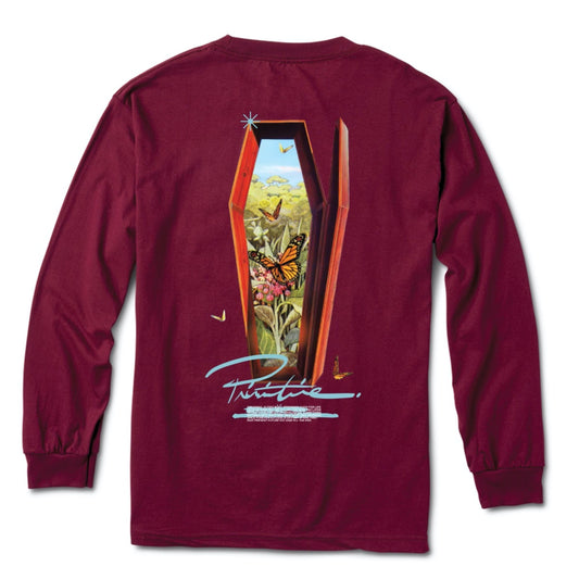 Primitive Vessels L/S Tee in Maroon