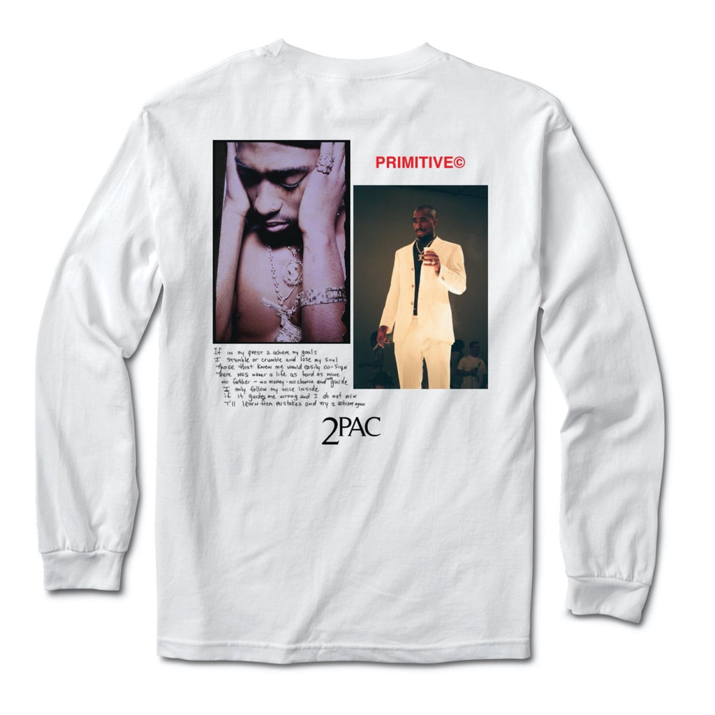Primitive 2Pac Voice L/S Tee in White