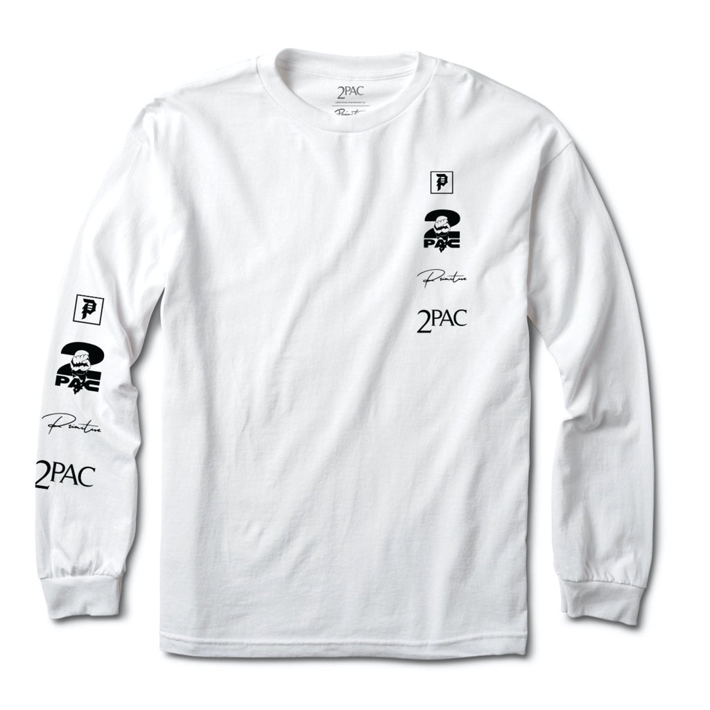 Primitive 2Pac Voice L/S Tee in White
