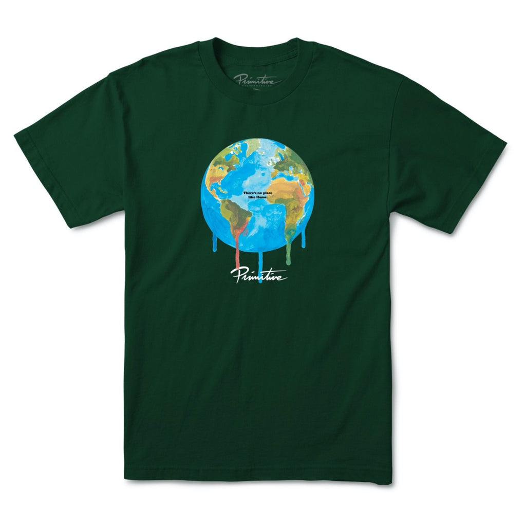Primitive Home Tee in Forest Green