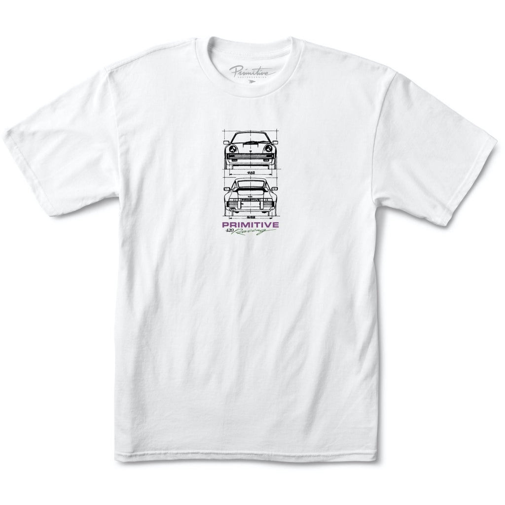 Primitive High Performance Tee in White