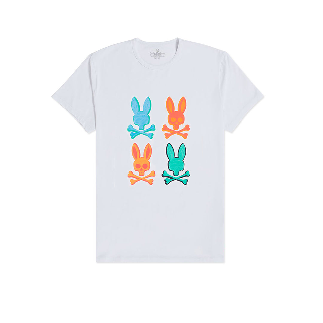 Psycho Bunny Bennett Multi Bunny Tee