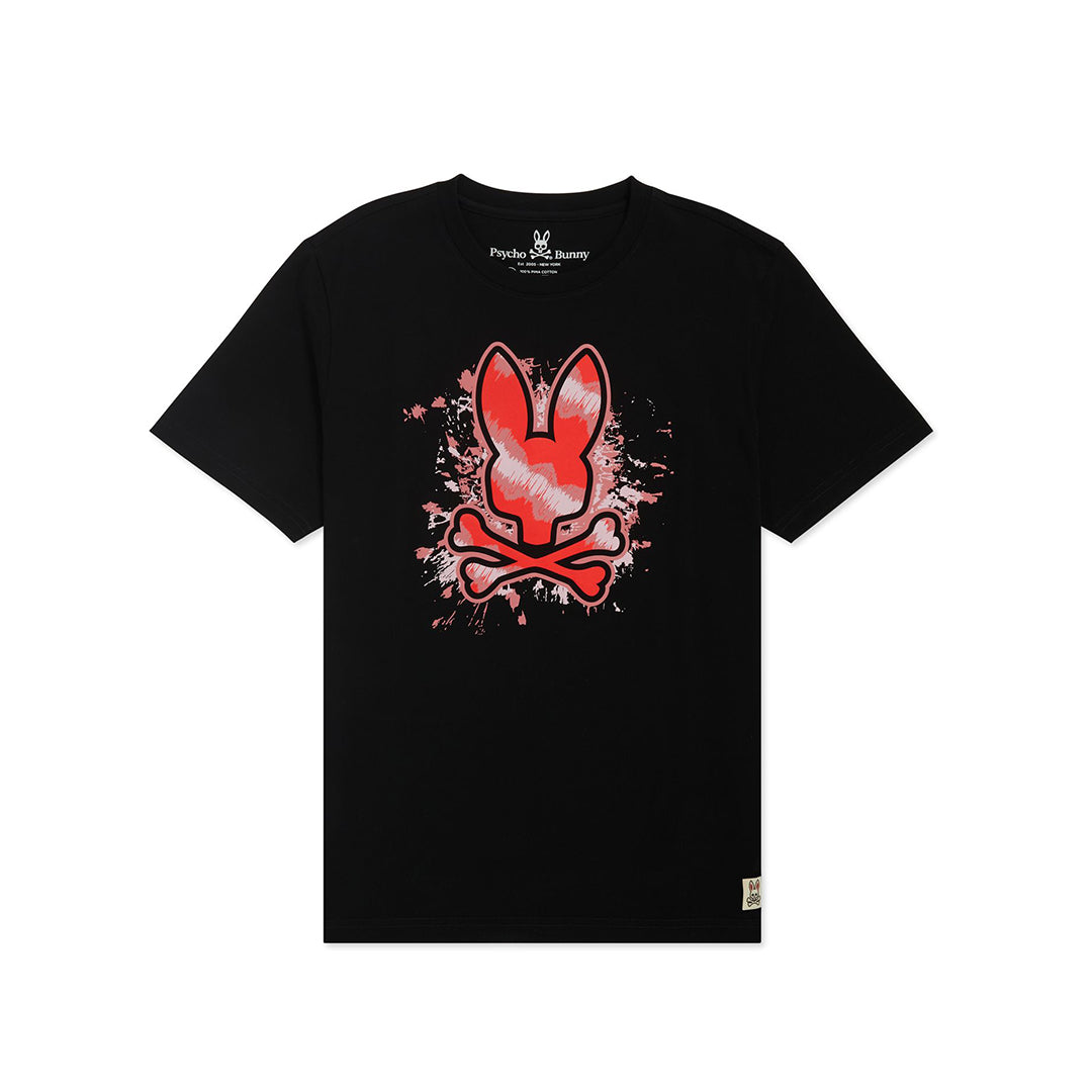 Psycho Bunny Mens Drayton Graphic Tee - Black