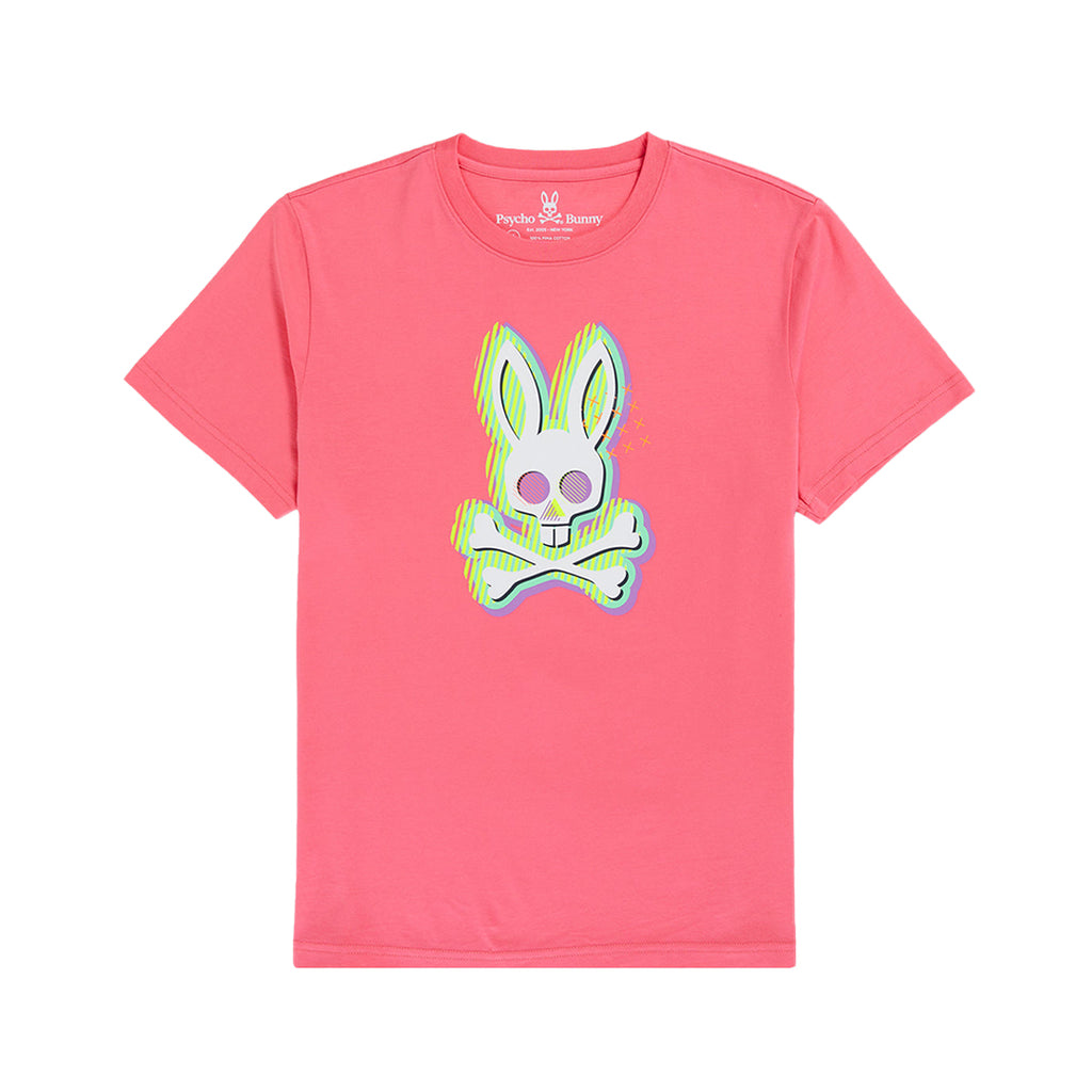 Psycho Bunny Mens Ethan Deco Bunny Tee - Rose Quartz