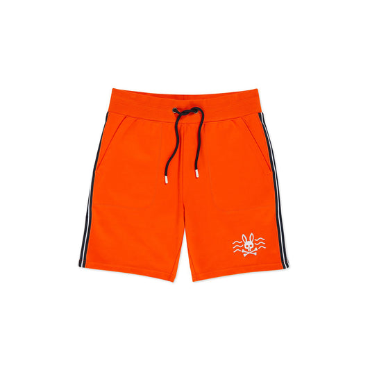 Psycho Bunny Mens Filcham Sweat Shorts - Sunset Orange