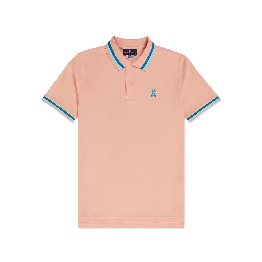 Psycho Bunny Mens Griston Polo - Fresco Pink