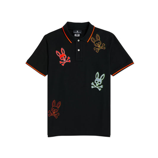 Psycho Bunny Mens Keswick Polo - Black