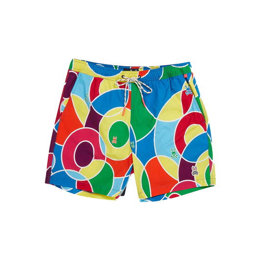 Psycho Bunny Mens Darwin Swim Shorts - Seaport Blue