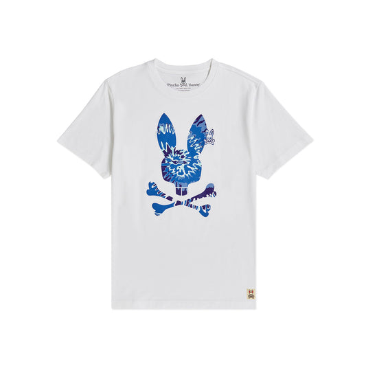 Psycho Bunny Mens Cranwich Graphic Tee - White