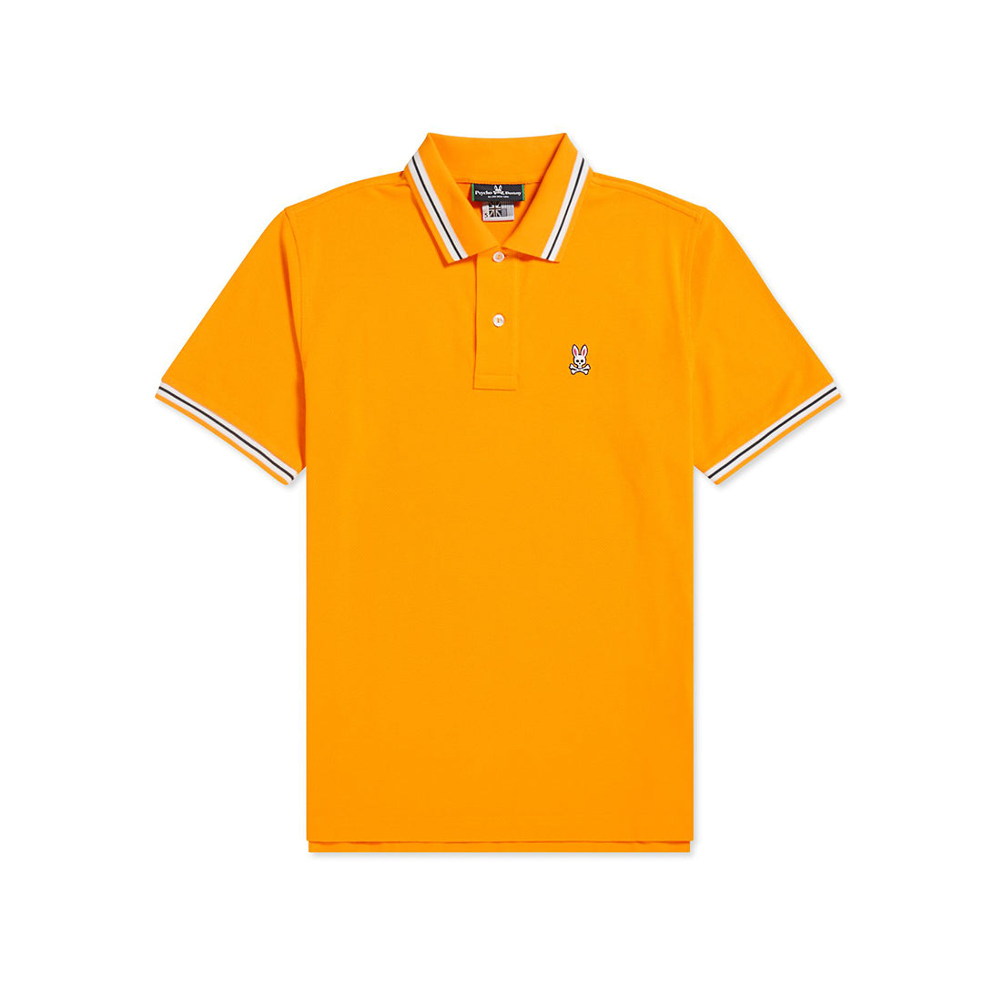 Psycho Bunny Mens Cranworth Sport Polo - Marigold