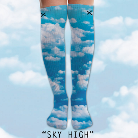 Odd Sox Sky High Knee High Socks