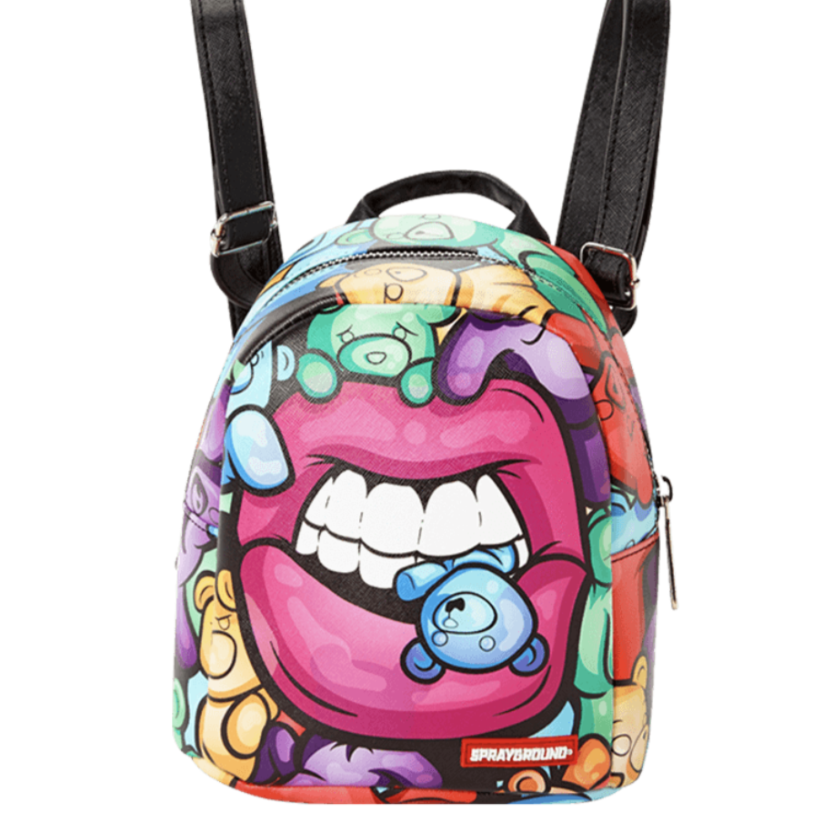 Sprayground Gummy Lips LitAF Mini Backpack