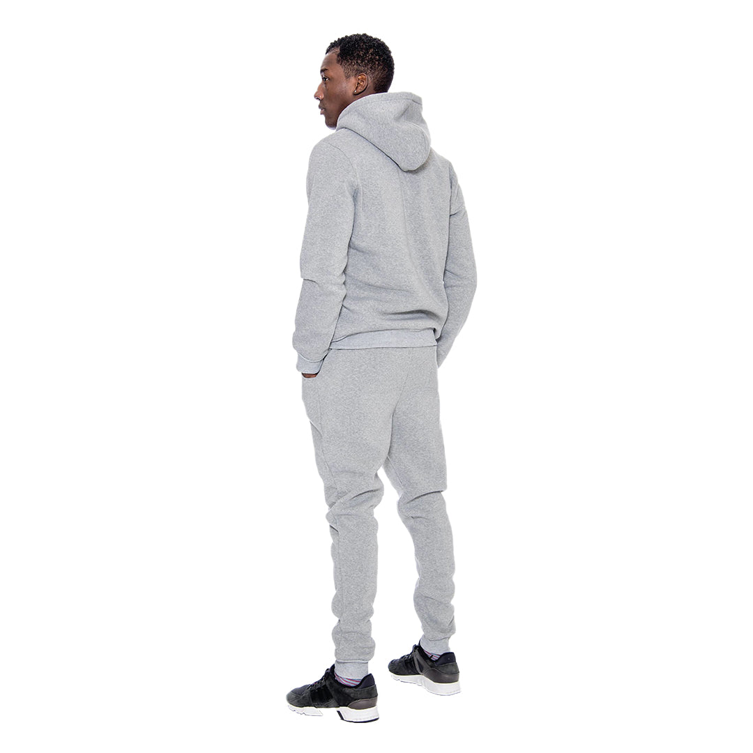 TRD Premium Solid Full Zip Fleece Set - Heather Grey