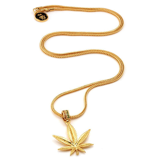 King Ice The Weed Leaf Necklace - Designed by Snoop Dogg