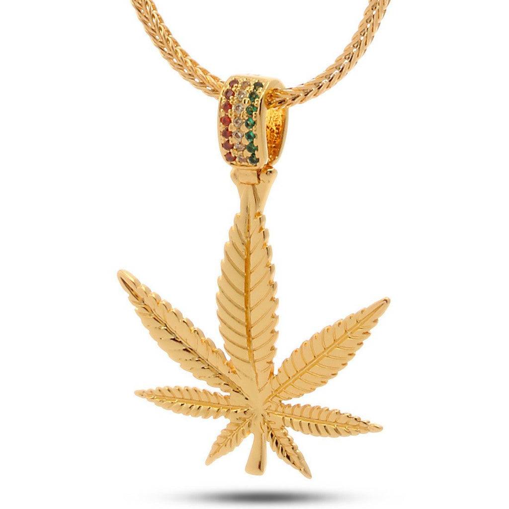 King Ice The Weed Leaf Necklace - Designed by Snoop Dogg