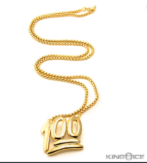 Keep it 100 Gold Necklace