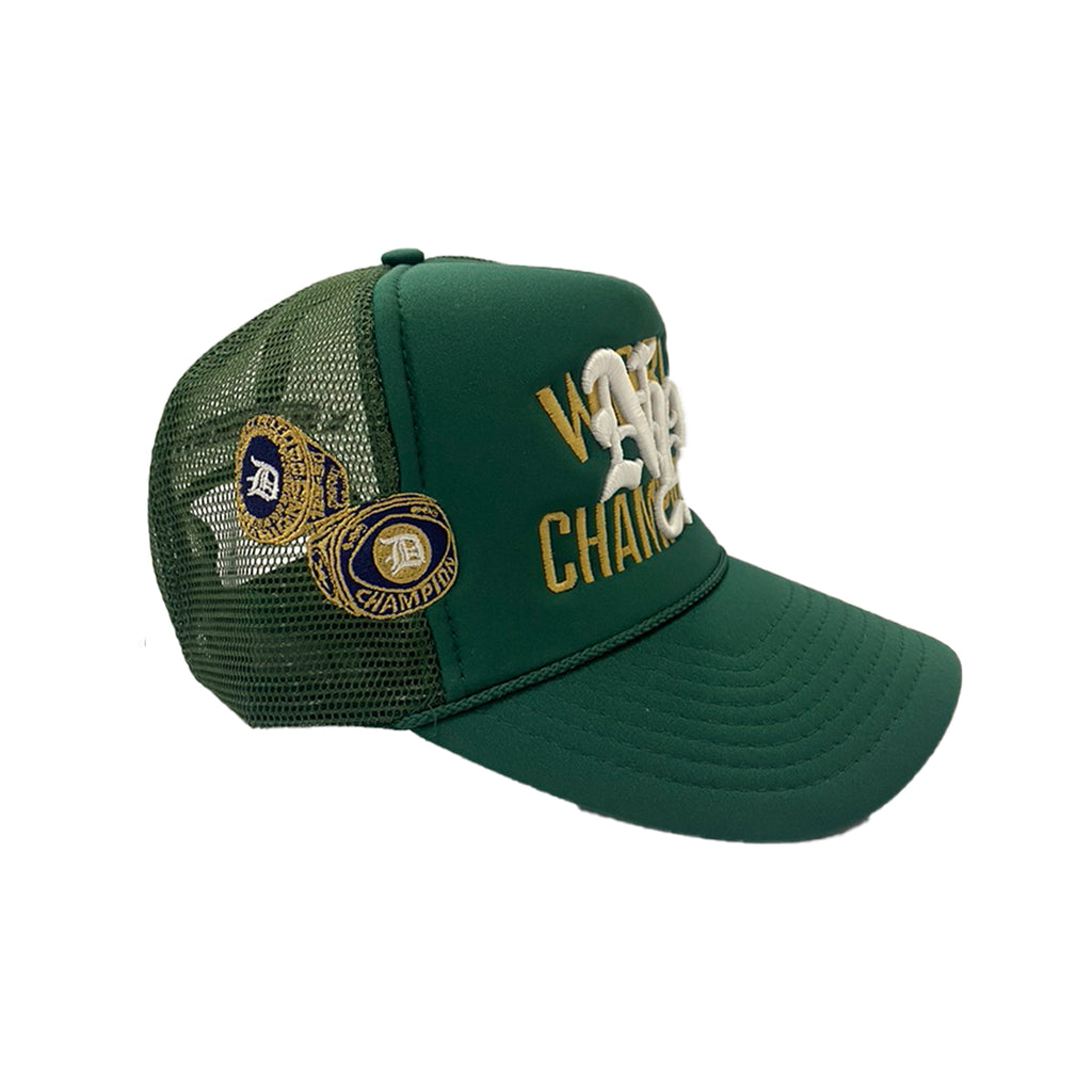 Dropout NY World Champs Trucker Hat - Forest Green