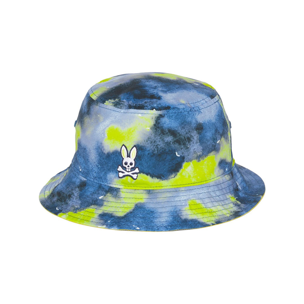 Psycho Bunny Meyer Reversible Bucket Hat - Nile Blue