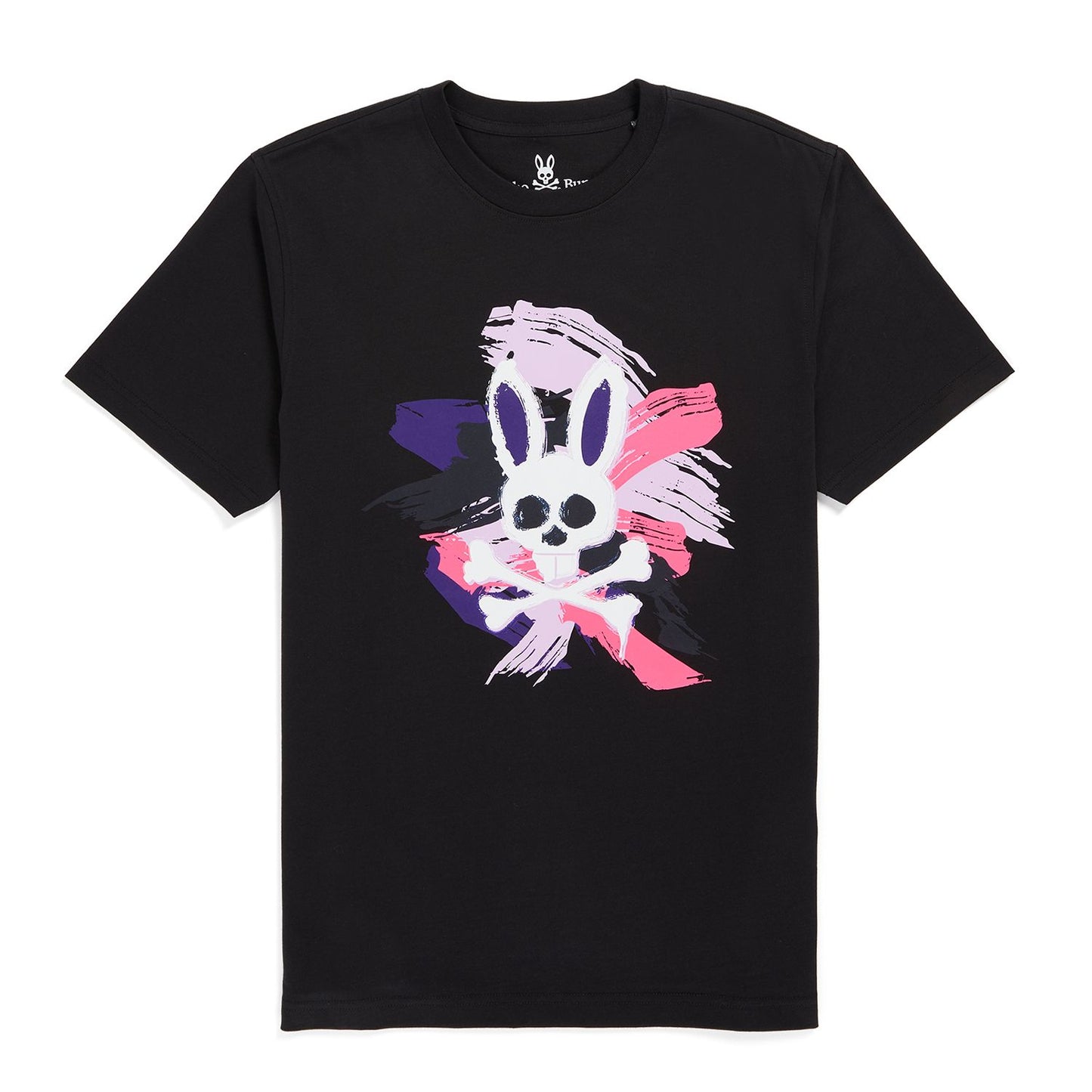 Psycho Bunny Mens Riverside Graphic Tee - Black