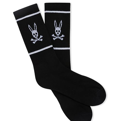 Psycho Bunny Mens Socks II - Black