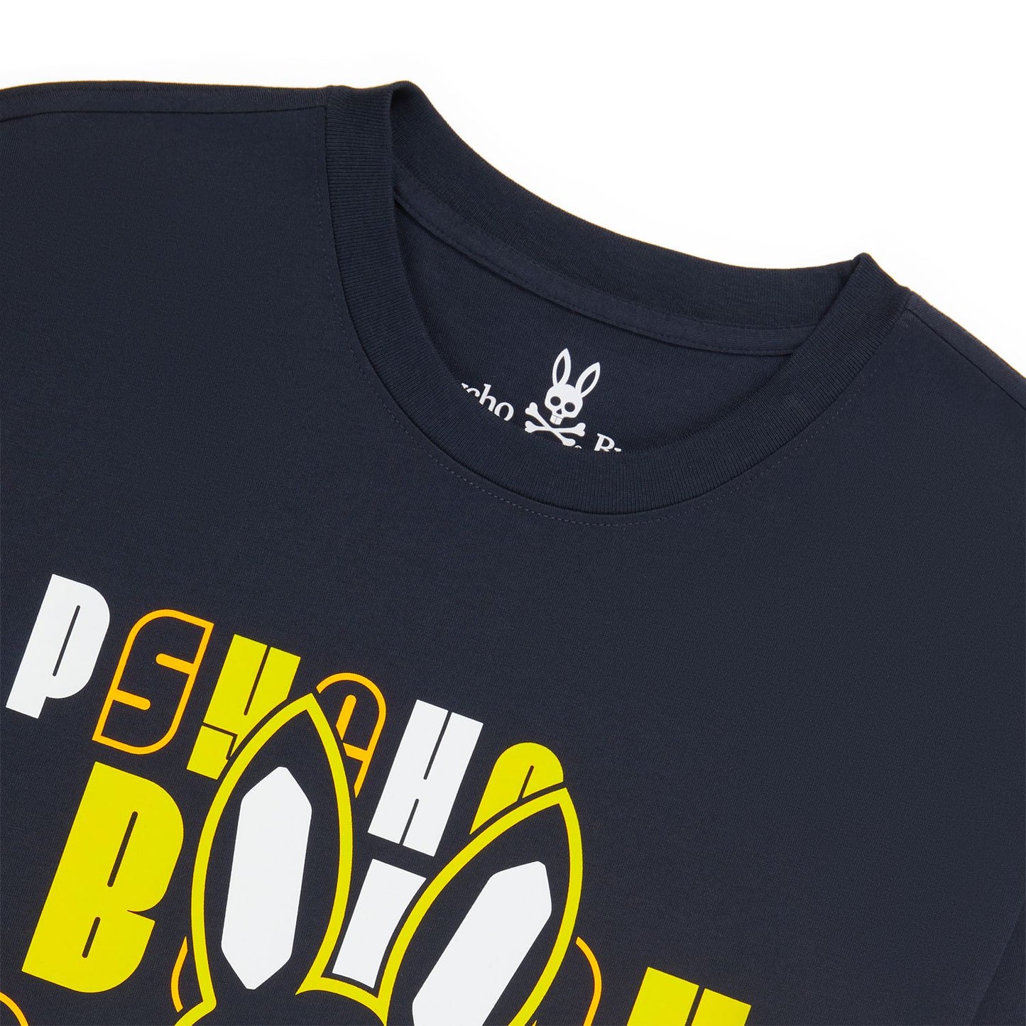 Psycho Bunny Mens Krome Graphic Tee - Navy