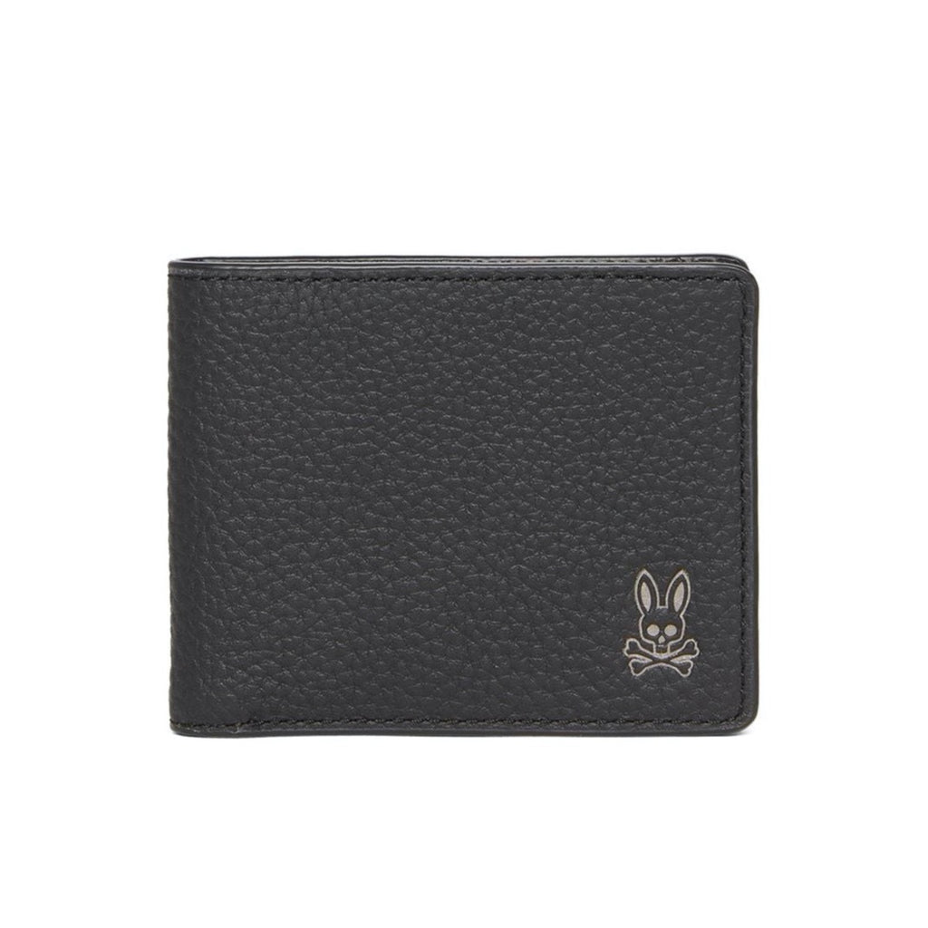 Psycho Bunny Premium Leather Wallet - Black